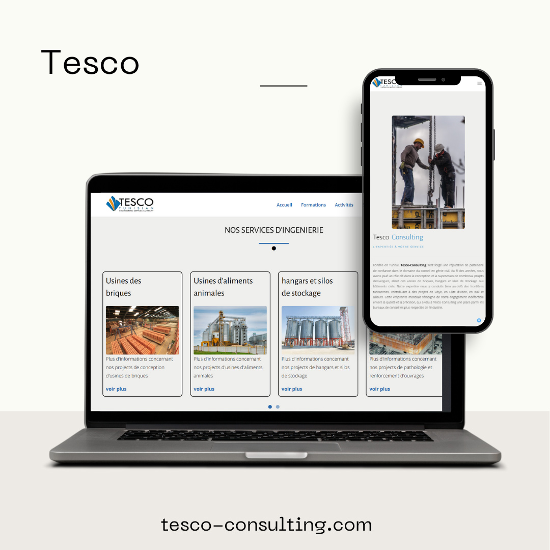 TESCO - Site Web Statique